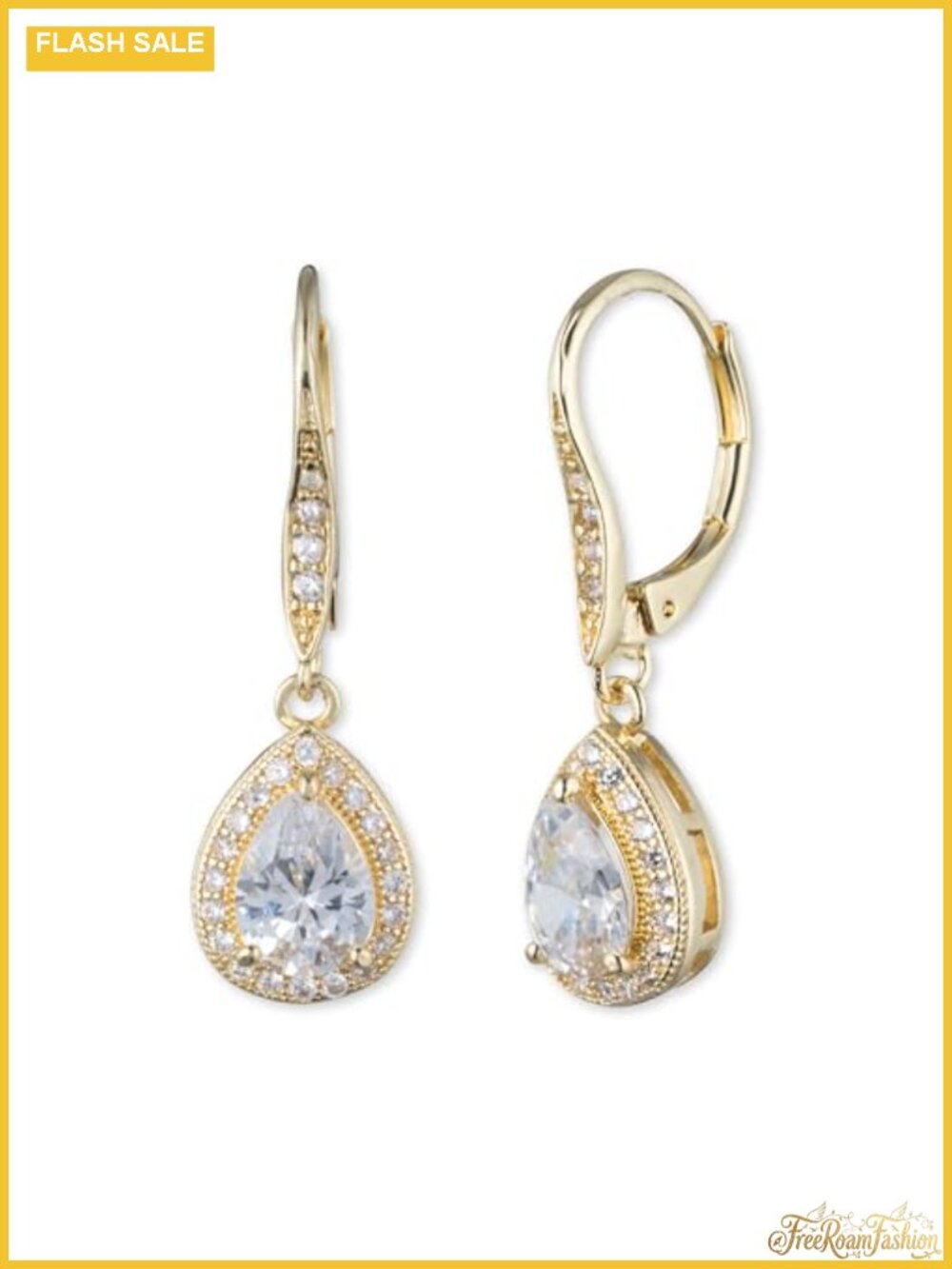 Drop Crystal Earrings Statement Fashion Jewelry Lever Back